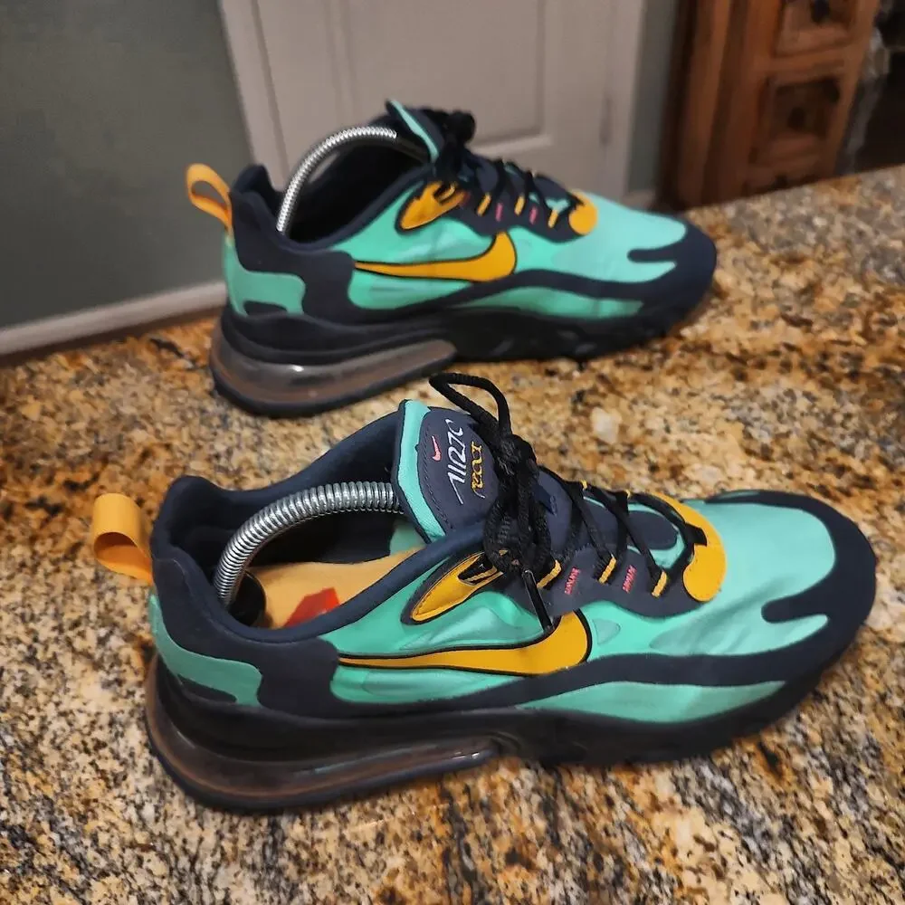 Nike Air Max 270 React Sneakers Size 8.5 ID AO4971-300